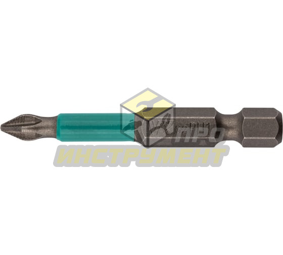 WHIRLPOWER Биты 10 шт. WP, сталь S2, с насечкой, Профи, РН 1x50 мм 57576