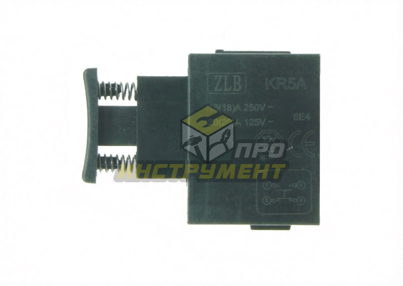 Выключатель №214а (пила Интерскол ПЦ-16Т, ПЦ-16Т-01 без фиксатора)