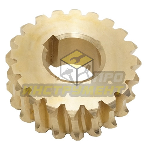 Шестерня редуктора снегоуборщика 20-зуб, d-49, под вал 19, h-16.5, шпонка 5мм