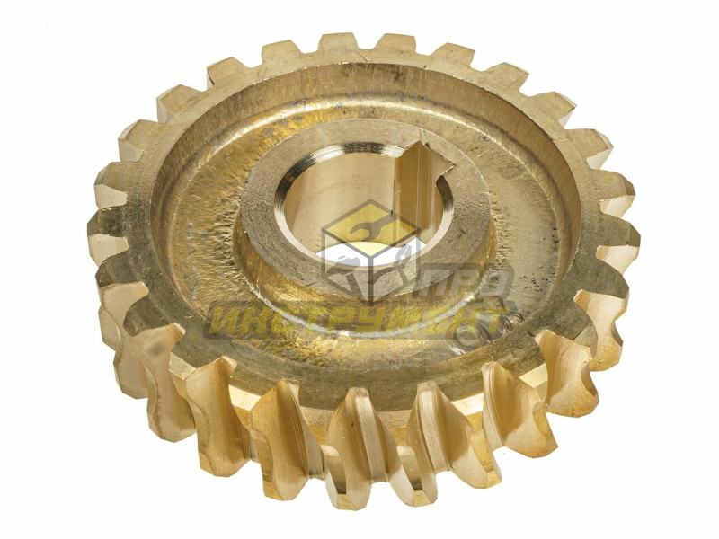 Шестерня редуктора снегоуборщика 24-зуб, d-66, под вал 19, h-14/18, шпонка 6мм