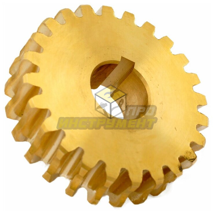 Шестерня редуктора снегоуборщика 24-зуб, d-66, под вал 20, h-17, шпонка 5мм