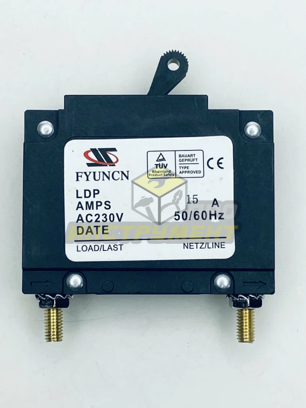 Выключатель №333 (2-15) (-автомат для генератора большой свыше 3kw 15А)
