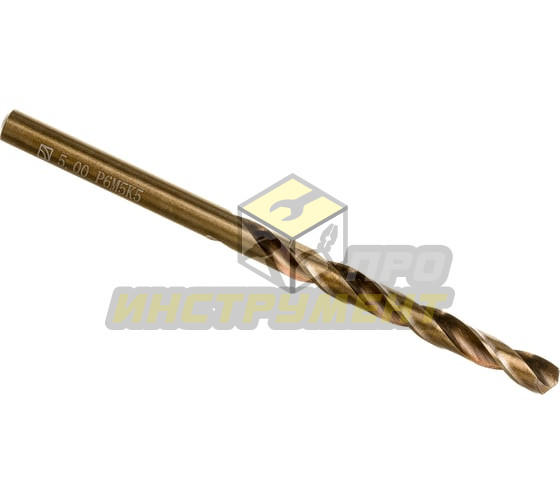 Gigant Сверло по металлу КОБАЛЬТ, сталь Р6М5К5, Россия класс А1, d=5 мм GT-139