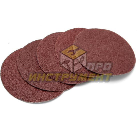 VIRA Круги абразивные на ворсовой основе под "липучку", 125мм, 5 шт., P240 558026