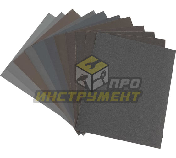 Gigant Набор водостойкой наждачной бумаги 230x280мм,12шт. G-1022113