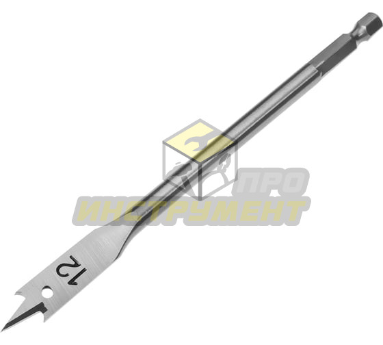 MATRIX Сверло по дереву перовое, 12 мм 6-гранный хвостовик// 70407