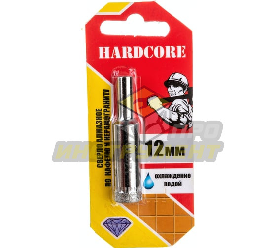 Hardcore Сверло-коронка алмазное по кафелю и керамогр. 12мм 152012