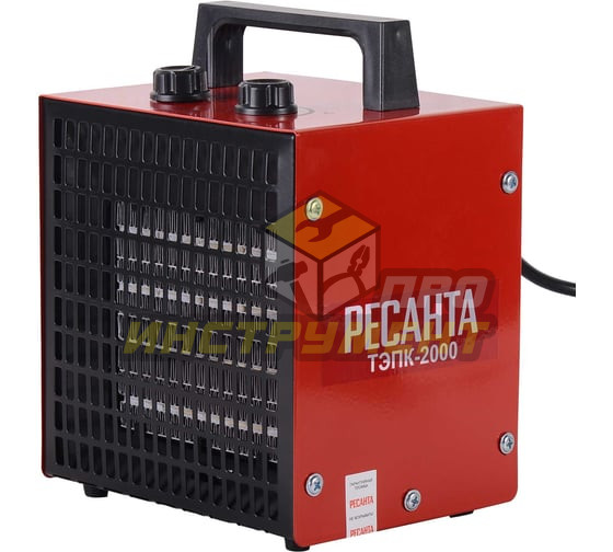 Тепловая электрическая пушка ТЭПК-2000 (керам.нагревательный элемент) Ресанта