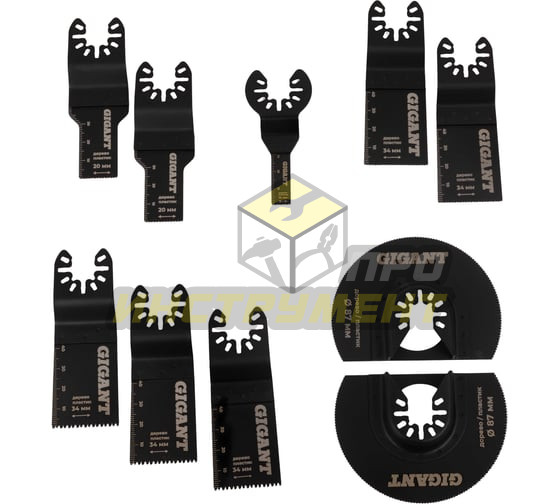 Gigant Набор насадок для реноватора, 10 предм. G-10667