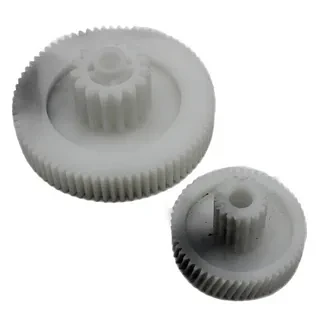 Шестерня для мр "Витек" комплект 2шт (малая d-46. сред. d-77 мелкий зуб - внутр.d-8 15 зуб.)