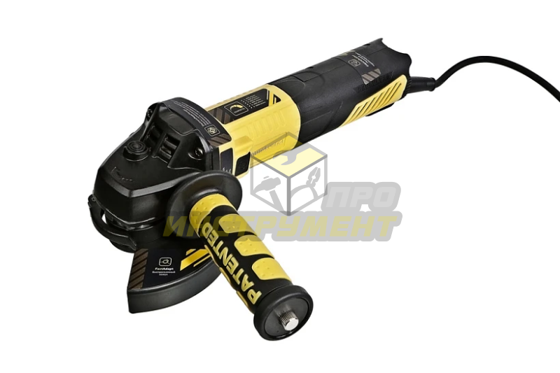 HAG16125BE УШМ Hanskonner PLATINUM, 125мм, 1600Вт, 3000-10000об/мин, БЕСЩЁТОЧНАЯ