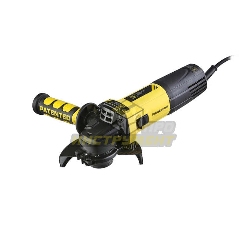 HAG13125TE УШМ Hanskonner , 125мм, 1350Вт, 4000-10000об/мин, конст эл-ка, черт mod T