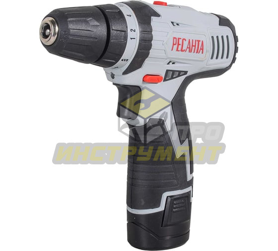 Дрель-шуруповерт аккумуляторная ДА-12-2Л Ресанта