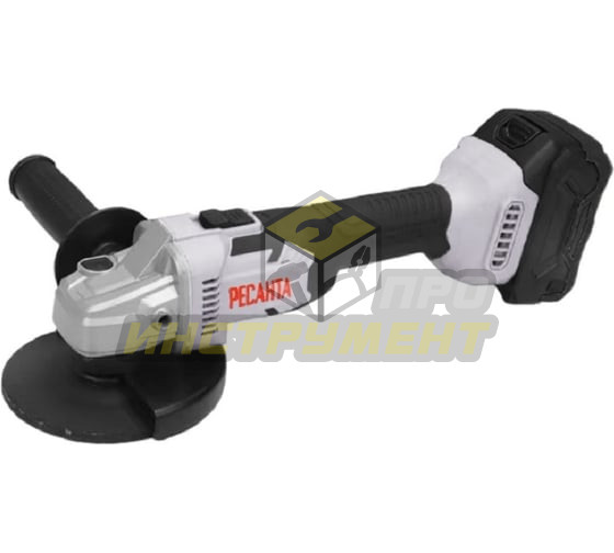 Углошлифовальная машина аккумуляторная АУШМ-125/20Li (в комплекте 1 АКБ и ЗУ) ЕА+ в кейсе Ресанта