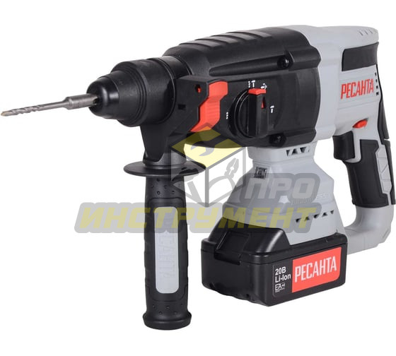 Перфоратор аккумуляторный АП-20Li/4 (в комплекте 2 АКБ и ЗУ) ЕА+ в кейсе Ресанта