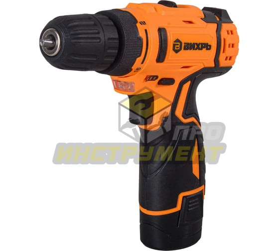 Дрель-шуруповерт аккумуляторная ДА-12Л-2К (2,0 А/ч) Вихрь