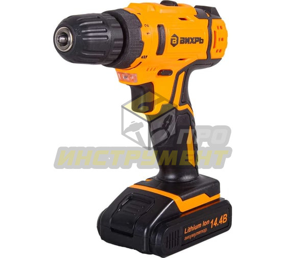 Дрель-шуруповерт аккумуляторная ДА-14,4Л-2К (2,0 А/ч) Вихрь