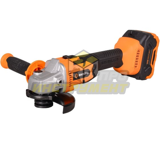 Углошлифовальная машина аккумуляторная АУШМ-125/20Li (в комплекте 1 АКБ и ЗУ) ЕА+ в кейсе Вихрь