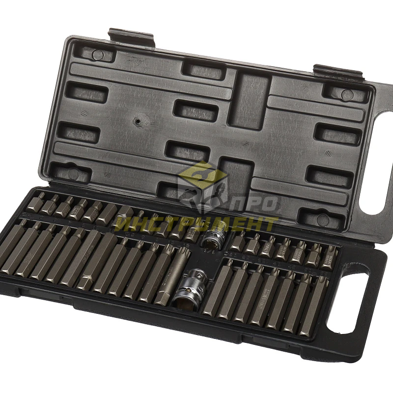 Набор бит 3/8"& 1/2" (H4-H12, M5-M12, T20-T55) 40пр., в кейсе LG-S5002 LIGE /1 (10702070/241225/5455