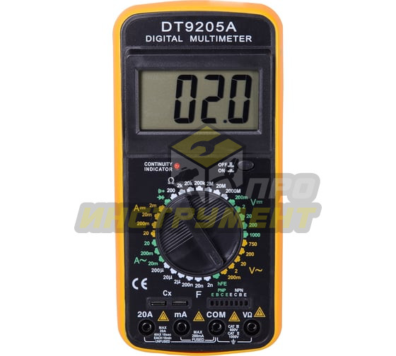 Мультиметр DT 9205A